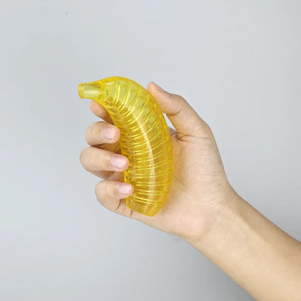 Male Masturbator Glans Exercise Sucking Pocket Pussy Transparent 9cm Masturbation Cup Penile Massager Sex Toys for Men Blowjob