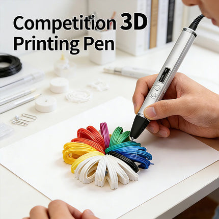 3D Printing Pen For Doodling Making Holiday Presents With Oled Display temperature Control And Fast Extrusion With PLA Filament