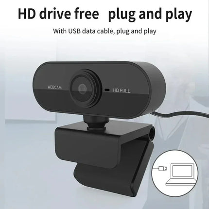 Camera 1080P HD Computer HD USB Camera Built In Microphone USB Network Camera Web Camera For Work With Microphone Tripod
