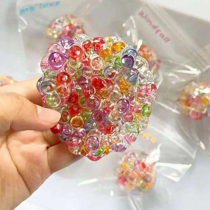 Novelty Fidget Ice Cube Sensory Squeeze Balls Stress Relief Squishy Toys for Kids Adults Relieve Anxiety Calming Down Stuff