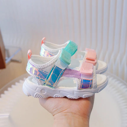 Children's Sandals 2025 New Summer Fashion Soft Bottom Princess Versatile Children's Shoes Little Girls Beach Shoes Girls' Shoes