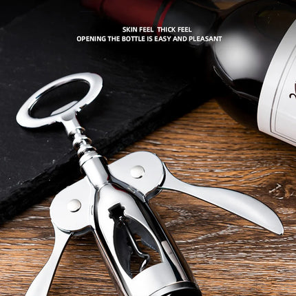 Hand Movement Bottle Opener Classic And Practical Stainless Steel Wine Opener Portable Wine Cork Remover Kitchen Gadgets