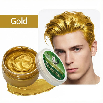 Temporary Hair Color Wax for Kids Girls Boys AdultsTemporary Hair Dye Hair Color Cream Teal Hair Dye Hair Wax Color Instant