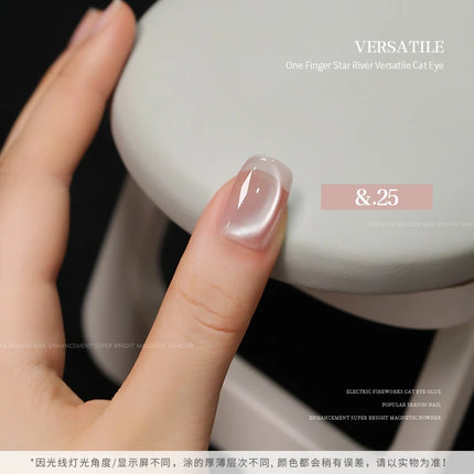 36-color/set Star River Cat Eye Gel Nail Polish 15ml Magnetic Gel Glass Beads Semi Permanent Soak Off UV Nail Gel For Nail Salon