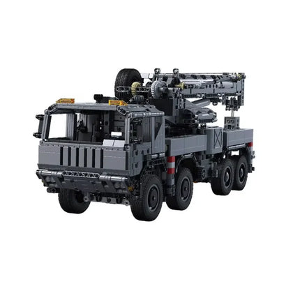 2686PCS MOC Remote Control Military Crane Truck Building Blocks Fire Rescue Armored Crane DIY Toy Gift for Children