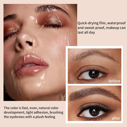 1PCS Three Color Eyebrow Dye Quick Drying Film Forming Waterproof And Sweat Proof Color Long Lasting And Not Easy To Fade