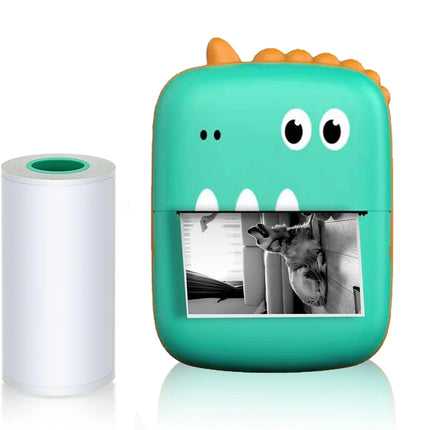 Portable Printer Mini Pocket Wireless Bluetooth Thermal Printers for Android iOS Smartphone  BT Inkless Printing Gift for Kids