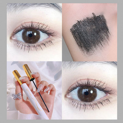 Merssitin Waterproof Mascara Slender Long Curly Mascara Does Not Smudge Blue Mascara Waterproof Mascara Sexy Clear Mascara