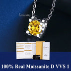 NT-Yellow Moissanite / 0.5ct with box