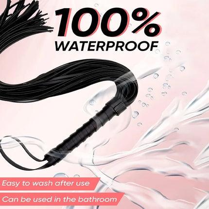 Faux Leather Pimp Whip Racing Riding Crop Party Flogger Queen Black Horse Riding Whip New