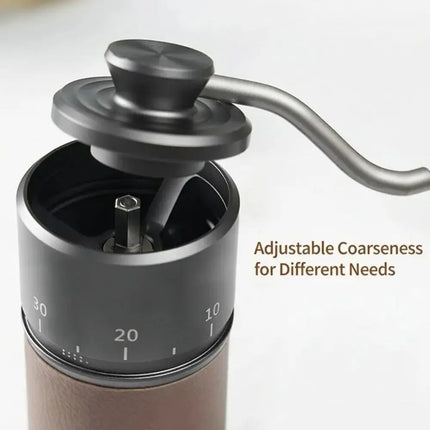 Upgrade Manual Coffee Grinder CNC Professional Stainless Steel Adjustable Manual Burr Coffee Bean Grinding 30g Capacity