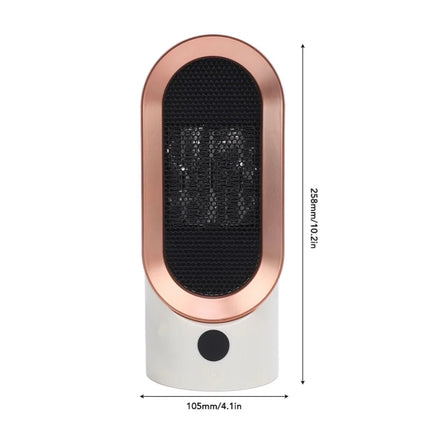Fast Heating 800W PTC Ceramic Space Heater Quiet Portable Electric Desktop Heater For Office Bedroom Indoor Use