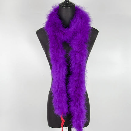 2M Soft Turkey Marabou Feather Boa 11-50g for Scarf Clothing Christmas Tree Decor Shawl Craft Costume Wedding Dress Plume Boas