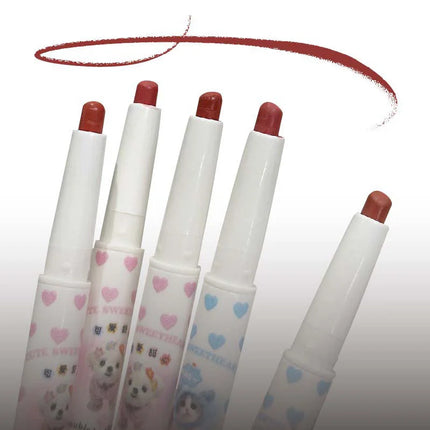 HERORANGE Dual-Ended Lip Liner & Velvet Matte Lipstick - Precision Lip Contouring with Soft Misty Finish