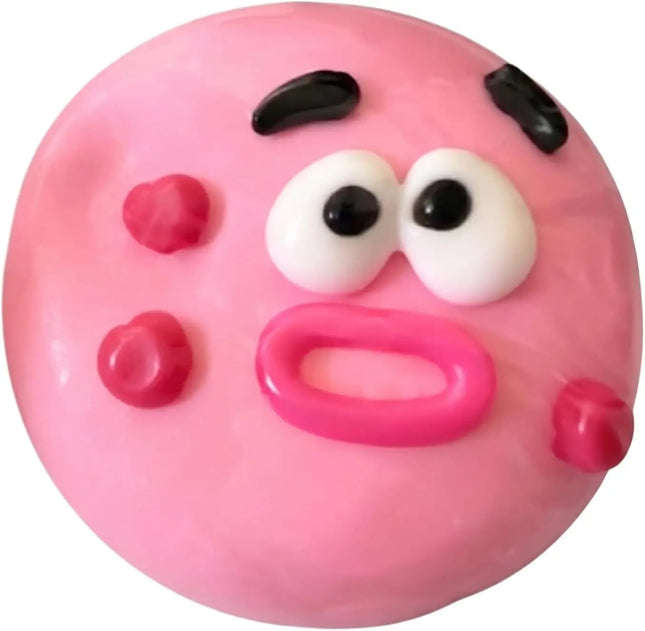Smushers Squishy Dog Face Balls Green Smushers Face Swap Squeeze Smush Stress Relief Sensory Ball Safe & Fun for All Ages