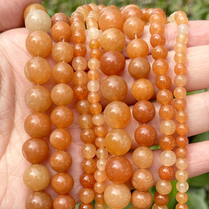 Natural Stone Beads Round Morganites Tourmalines Aquamarines Jades Quartzs Crystals Spacer For Jewelry Making DIY Bracelet