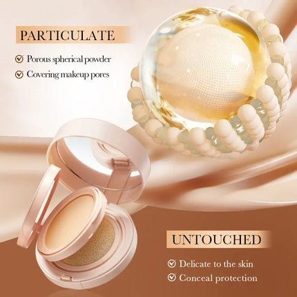 2 in 1 Double Layer Powder Cushion Clear Natural Lasting Brightening Sadoer Makeup Concealer Loose Powder Air Cushion BB Cream