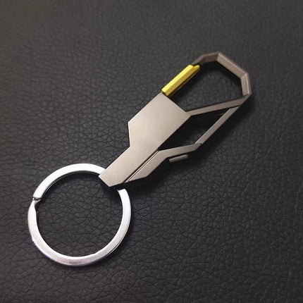 Men Metal Key Chain Simple Business Fashion Car Wallet Carabiner Holder Classical Waist Hanging Pendant Keyring Bag Accessories