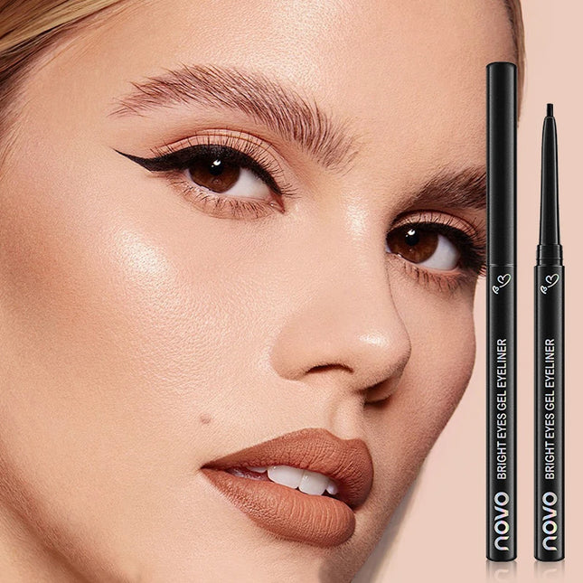 Matte Eyeliner, Ultra-Soft Gel Texture, Smooth Touch, Super High Color Payoff, Waterproof And Sweat-Proof, Not Easy To Smudge