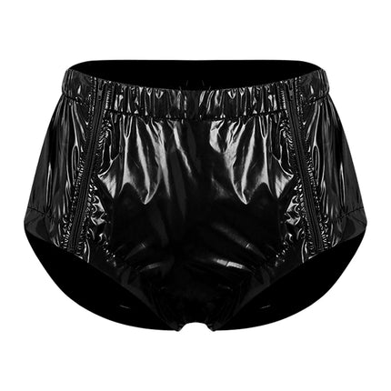 Swimwear Mens Waterproof Diaper Cover Underwear Front Zipper Briefs Swimwear Swimming Trunks Adaptive Special Needs Panties