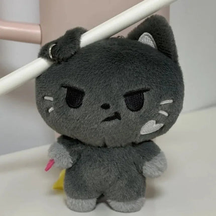 New 10cm JUNGWON Plush Pendant Kawaii JAKE HEESEUNG Jay Cos Animal Mini Stuffed Doll Keychain Toy For Fans Gifts