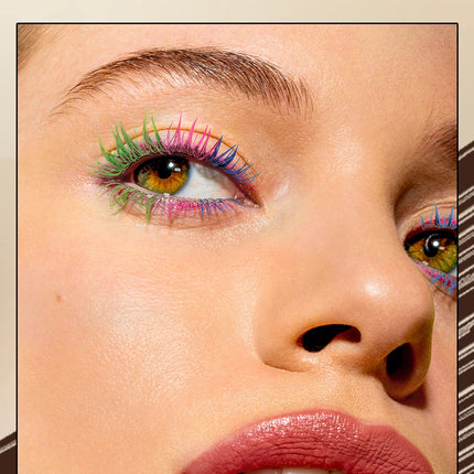 Chocolate Brown Mascara Colorful Curling Eyelash Extension Waterproof Fast Drying Lengthening Eye Black Lashes Makeup Lasting