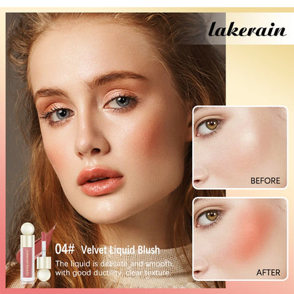 Blush Liquid Blusher Real Makeup Blush Matte Palette Blusher Cosmetics Products Liquid Cream Stick Pink Face raremakeup Beauty