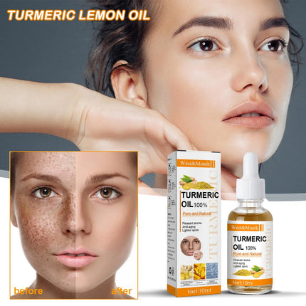 Turmeric Face Whitening Serum Turmeric Anti-oxidation Serum  Dark Spot Corrector Facial Brighten Turmeric Oil Soap For Skin Care