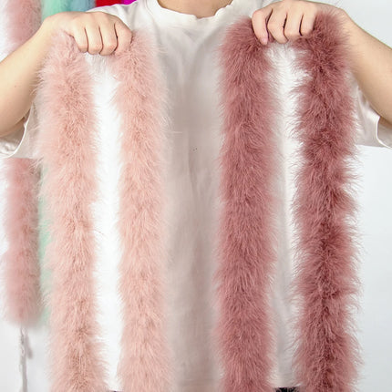 2M Soft Turkey Marabou Feather Boa 11-50g for Scarf Clothing Christmas Tree Decor Shawl Craft Costume Wedding Dress Plume Boas