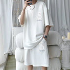 Xl / White [top + shorts]