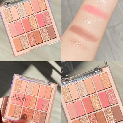 18Color Eyeshadow Palette Gliter for Eyes Shadow Palette Long Lasting Korean Eye MakeUp Eyeshadow Palette Cosmetics Eye Shadow