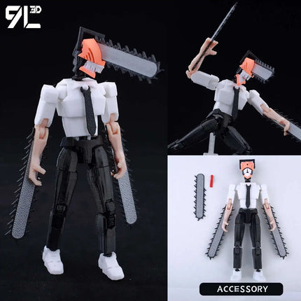 9L3D Printed Deadpool Wolverine Anime Characters Lucky Dummy 13 Action Figures Multi-Jointed Movable Shapeshift Mannequin Toys