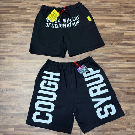 26SS New American Style That's A Awful Lot of Cough Syrup Shorts Sporty Casual Letter Printed Shorts