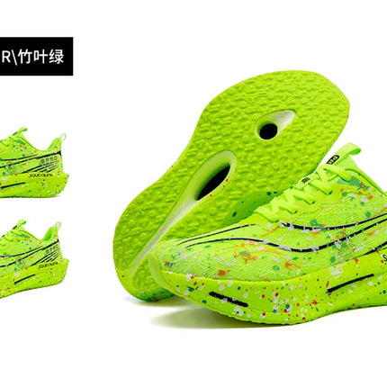 Marathon Carbon Plate Air Cushion Men Sports Running Shoes Breathable Lightweight Women's Comfortable Athletic Nonskid Sneakers