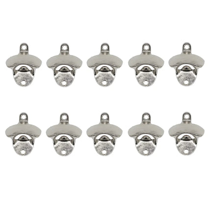 5pcs/10pcs Bottle Opener Wall Mounted Rustic Beer Opener Set Vintage with Mounting Screws for Kitchen Cafe Bars