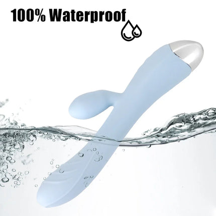 Powerful Rabbit Vibrator For Women Clitoris Stimulator G Spot Vagina Massager Dildo Female Masturbator AV Wand Adult Sex Toy 18+