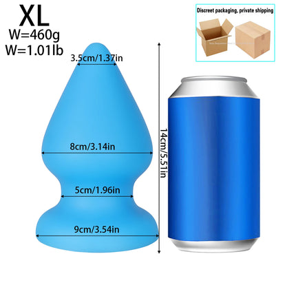 XXXL Fisting Butt Plug Training Dilator Small Huge Anal Plug Super Soft Anal Toys Suction Cup Big Sex Toy For Men Women Buttplug