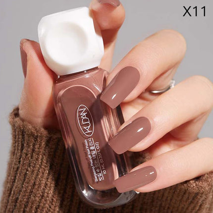 1PC 10ml Glass Bottle Water-Based Peel Off Nail Polish For Nails Colorful Chrome Varnish  Nail Art DIY Manicure No Need Lamp