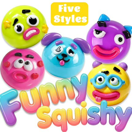 2026 Hot Smushers Squishy, Curiosities Dog Face Swap Squishy Toy, Soft Moldable Cute Slow Rise Squeeze Toy, Relaxing Sensory