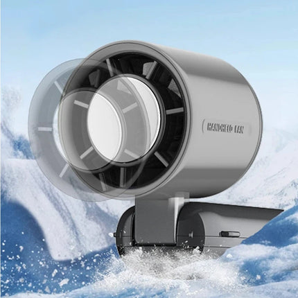 Lenovo Portable Handheld Cooling Fan 100-Speed Powerful Wind Ultra-Quiet Hanging Foldable 90° Adjustable for Office Outdoor