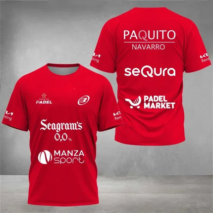 Hot sale in summer Men's and women's youth badminton sports T-shirts for outdoor sports training in short sleeves