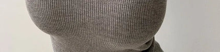 Korean Sle Knitted Vest Women's Base Layer Tank Top Svel f High Collar Spring Autumn Winter Inner And Outer Wear