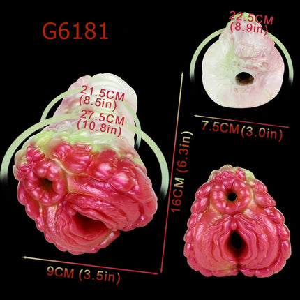 LUUK Artificial Daul Channel Silicone Male Masturbator Pocket Pussy Stroker Adult Sex Toys for Men18+ Penis Onahole Game