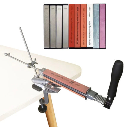Ruixin Pro Sharpener Professional Kitchen Knife Fix Fixed Anglehigh Quality Stones Sharpening  with Multi Stone Whetstone Grind