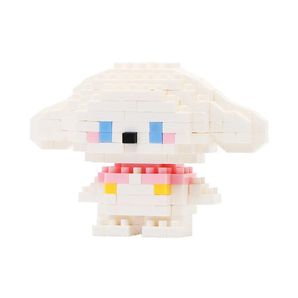 Sanrio Hello Kitty Kuromi My Melody Cinnamoroll Building Blocks Cartoon Figures Bricks Children's Assembly Toys Model Gift