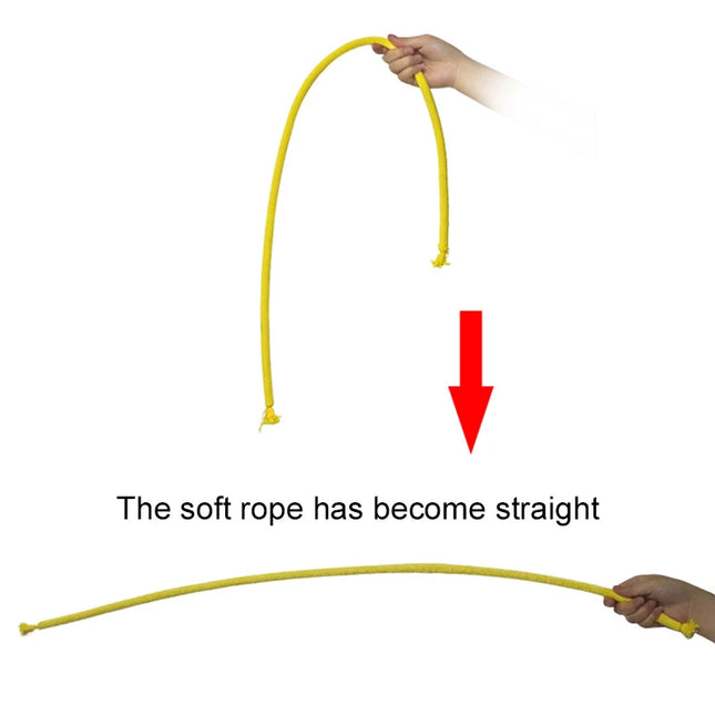 Rope Trick Stiff Rope Magic Tricks Soft Rope to Stiff Magia Close Up Street Illusions Gimmicks Mentalism Funny Props TMZ