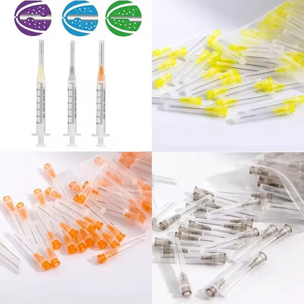 100Pcs/Bag 25G/27G/30G Dental Endo Irrigation Needle Tip Endo Syringe Root Canal Washing Needle Tip Dentistry Materials