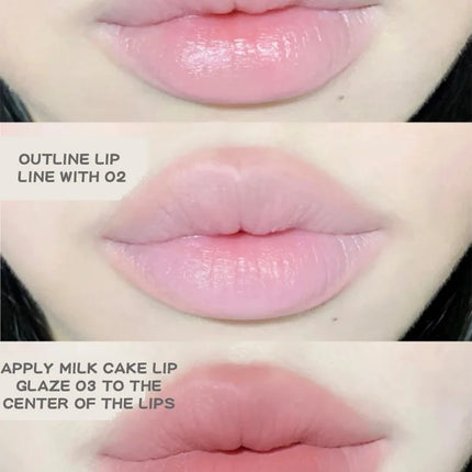 Nude Lip Liner Gege Bear Matte Velvet Lip Liner Pencil Long-lasting Waterproof Draw Lip Line Pen