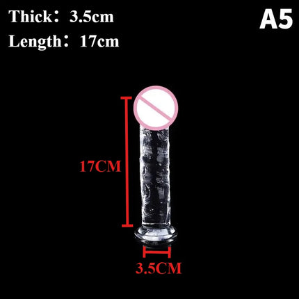 【AD】7 Sizes Dildo With Suction Cup Huge Jelly Dildos Sex Toys For Woman Men Fake Dick Big Penis Anal Butt Plug Sex Shop 18+