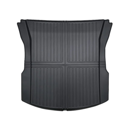 For Tesla 2024-25 Model 3 Highland 3 Rear Trunk Mat TPE Car Pads Waterproof Protective Trunk Mats Upper layer of trunk cushion